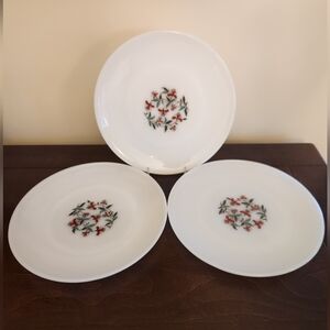 Vintage Fire King Honeysuckle Pattern Plate